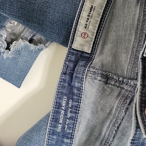 AG JEANS ADRIANO GOLDSCHMIED MIDDI ANKLI mid-rise legging ankle Size 28 - Picture 8 of 9